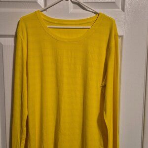 Zyia Long Sleeve with Thumb Holes Active Wear Top XXXL